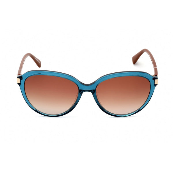 Longchamp LO640S Sunglasses BLUE/BROWN PLIAGE / Brown Gradient-AmbrogioShoes