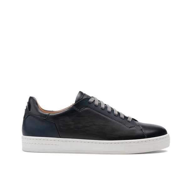 Magnanni 22464 Amadeo Men's Shoes Gray & Navy Calf-Skin Leather Casual Sneakers (MAG1015)-AmbrogioShoes