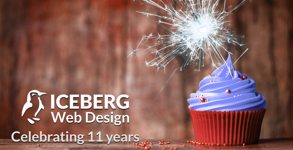 Iceberg Web Design Celebrating 11 Years